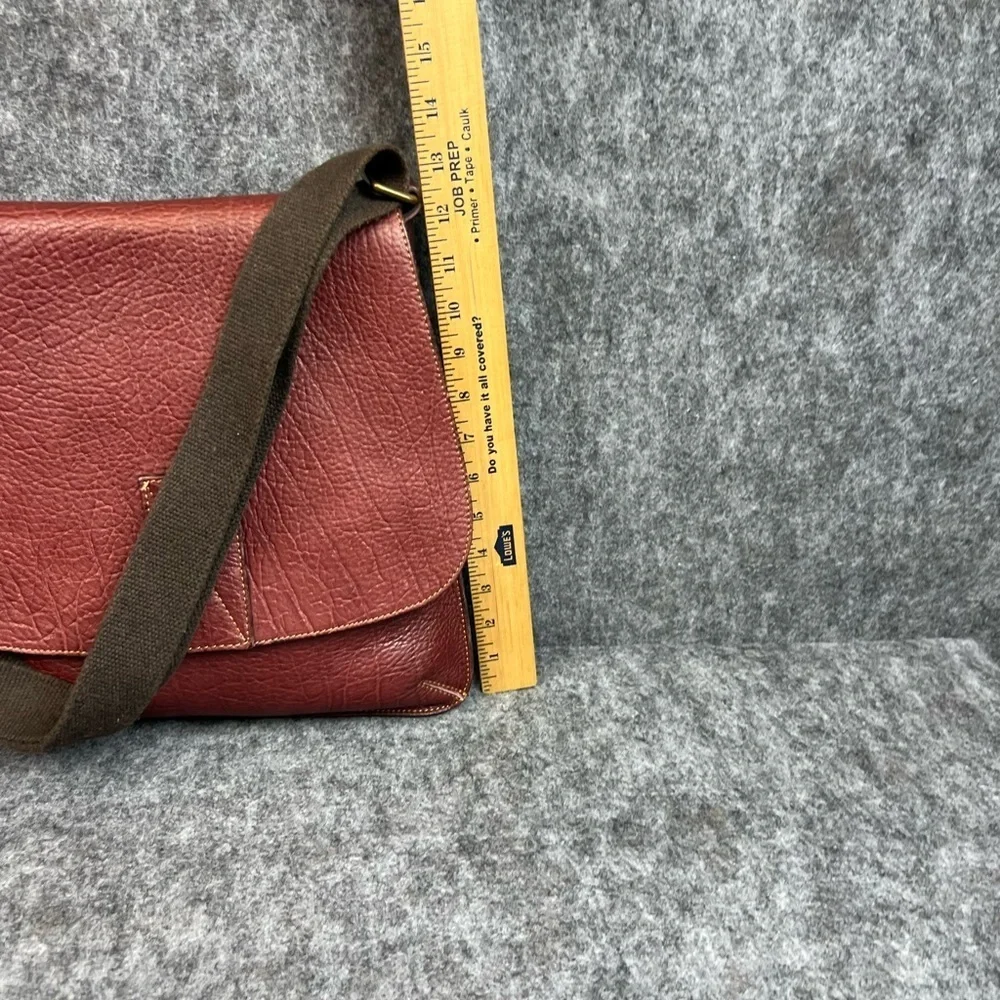 Elegant Messenger Bag Unisex Shoulder Bag Genuine Leather Made In Italy Maroon
